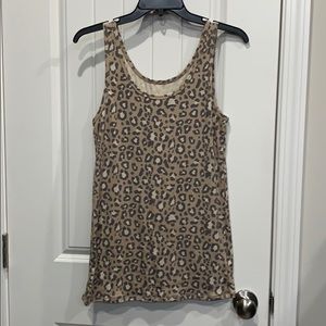 Leopard print tank top